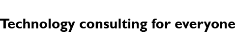Technology consulting for everyone